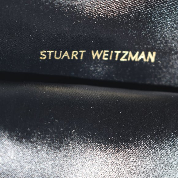 $950 STUART WEITZMAN Lowland Over the Knee Boot BLACK SUEDE 7  (SE40) - Picture 10 of 10